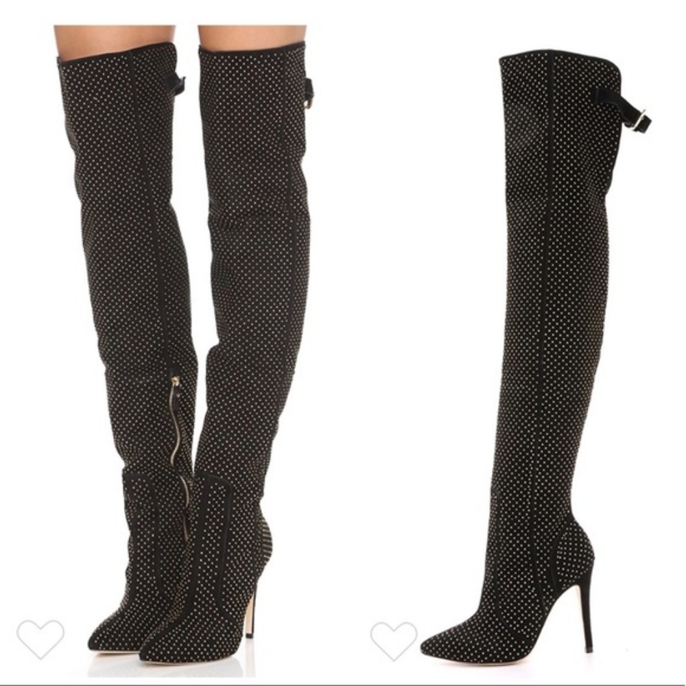 Alice + Olivia Dionera Over the Knee Boots 38
